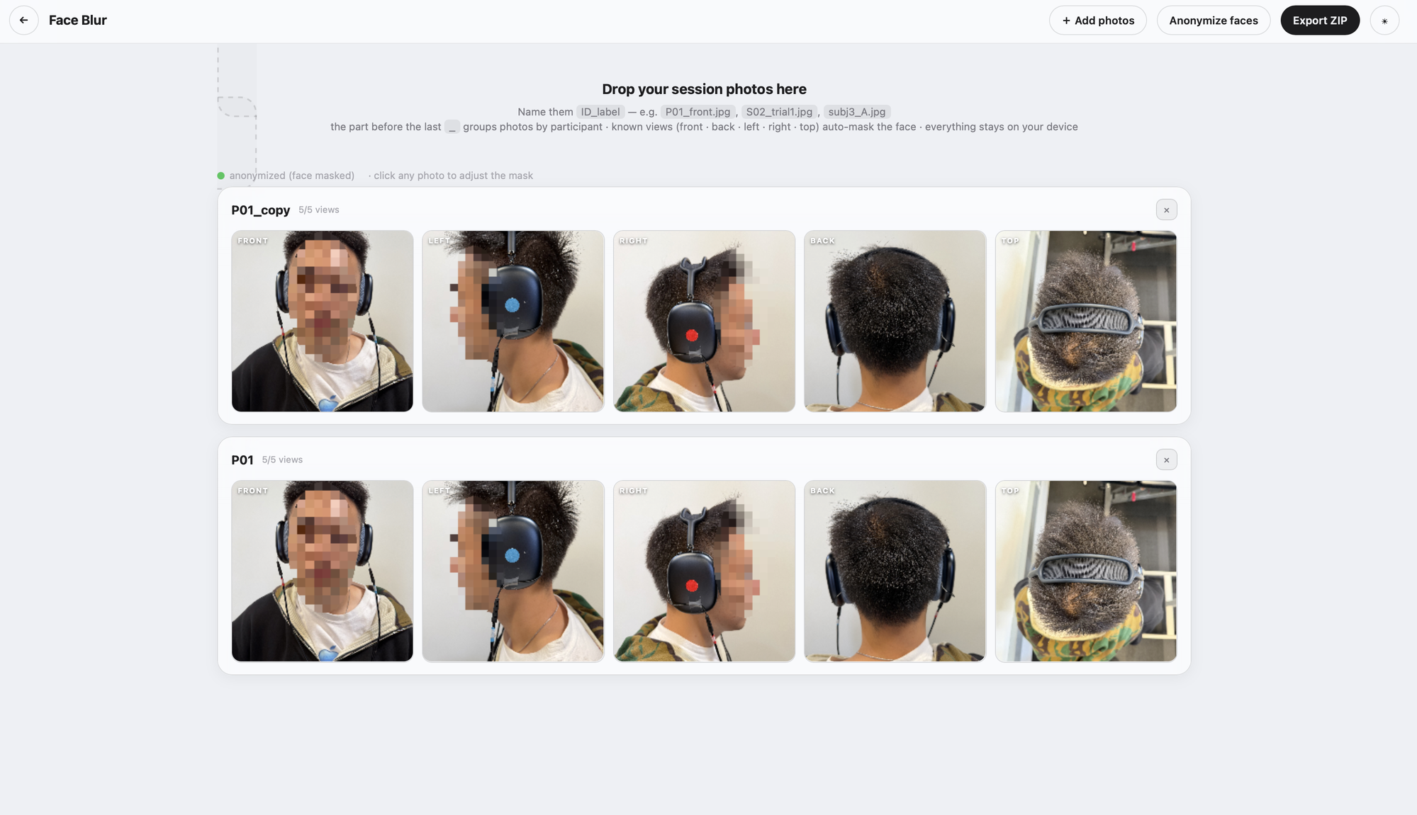 Face Blur