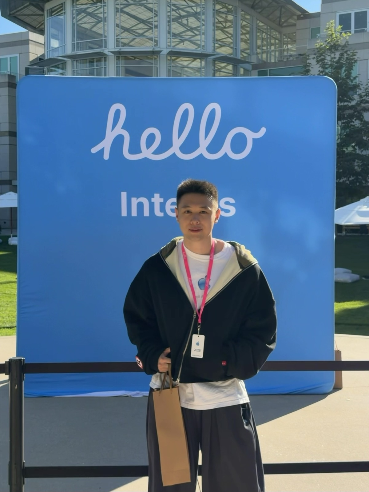 Stone at Apple as a Human Physiology intern